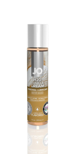 Оральная смазка со вкусом ванильного крема System JO H2O, 30 мл - sex-shop.ua
