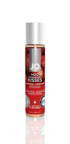 Оральная смазка со вкусом клубники System JO H2O, 30 мл - sex-shop.ua